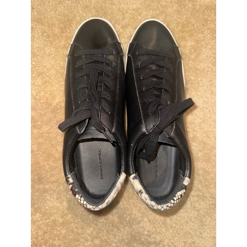 Previously Loved Black/Snake BANANA REPUBLIC Sneakers Size 11